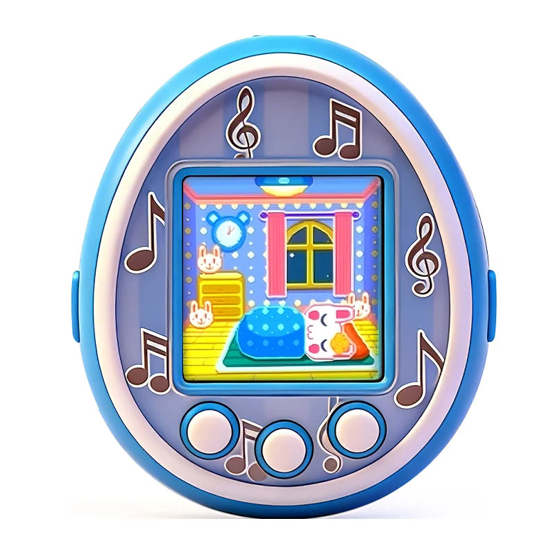 Animal de estimação virtual eletrônico com tela colorida jogo de bolso interativo virtual pet namoro máquina de jogo crianças brinquedos meninas