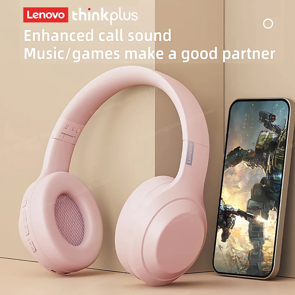 Lenovo original thinkplus th10 estéreo sem fio fones de ouvido bluetooth alta fidelidade baixo música fone com microfone esportes