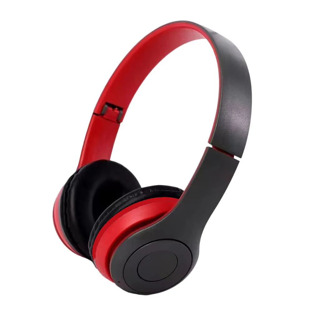 P47 fones de ouvido sem fio bluetooth 5.0 dobrável alta fidelidade estéreo baixo para música jogos criança menina fone para smartphone