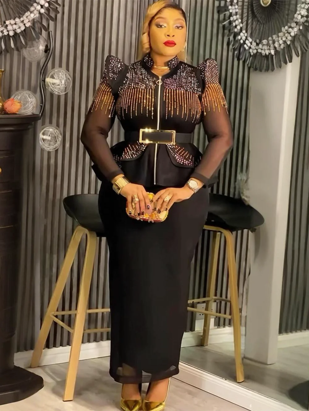 Roupas africanas para mulheres, 2 peças, conjuntos de tops e saias, ternos dashiki, ancara, turquia, vestido plus size, vestidos de festa de casamento