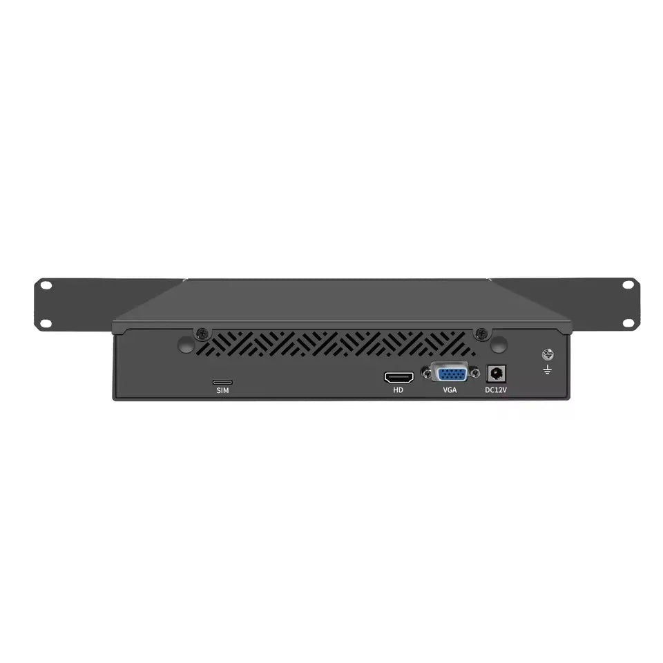 Topton 1U Rack Mini PC 2x10G SFP + 4x i226-V 2.5G Intel i3-N305 N150 DDR5 mSATA Roteador de rede Servidor Aparelho Firewall AES-NI