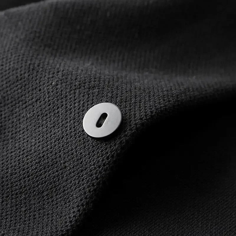 Homem roupas cor sólida negócios preto malha suéteres para homem cardigan liso sobre ajuste malha manga longa 100% malhas modo velho