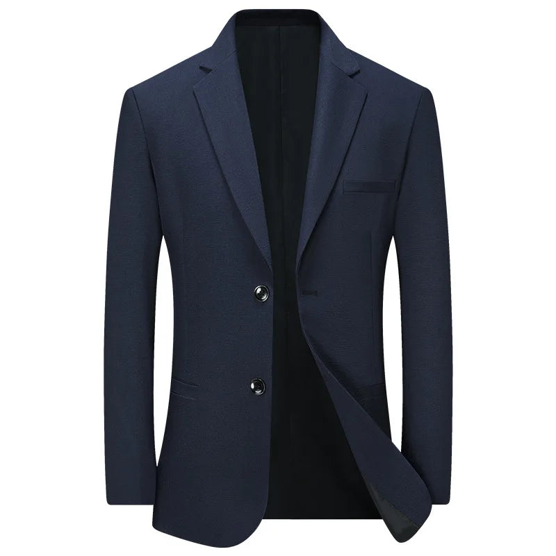 Homem sólido formal wear ternos casacos nova primavera outono homem fino negócios casual blazers jaquetas qualidade masculino blazers roupas masculinas