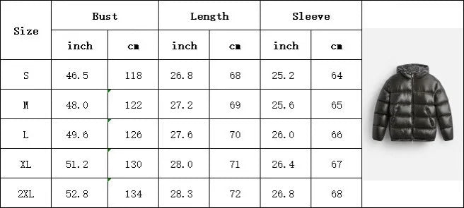 Roupas masculinas acolchoadas de algodão com capuz para outono e inverno, jaquetas acolchoadas casuais, jaquetas de algodão masculinas ao ar livre.