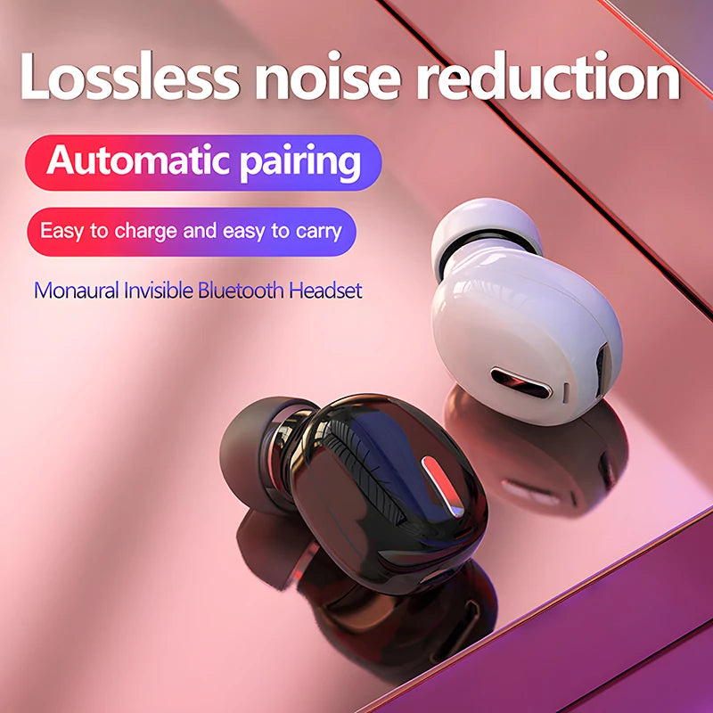 Novos fones de ouvido sem fio bluetooth 5.0 com microfone in-ear esportes à prova dwireless água tws bluetooth handsfree único fone de ouvido
