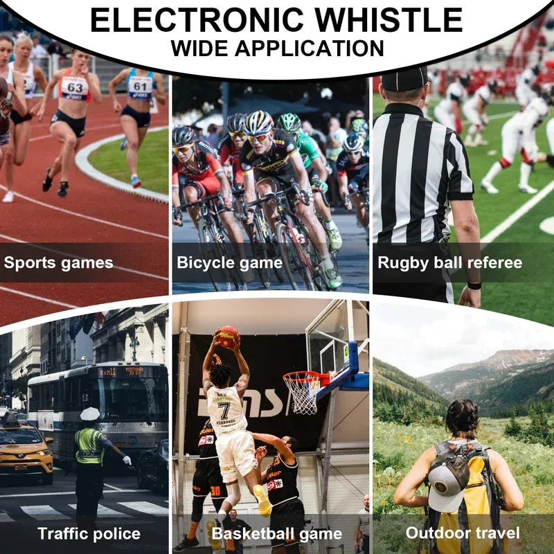 3 apito eletrônico com efeitos sonoros, adequado para esportes ao ar livre, controle de tráfego, árbitro de jogo de bola, treinamento de animais de estimação de palomas