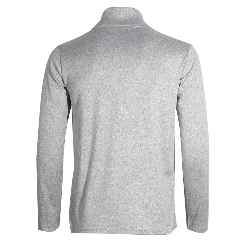 Roupa interior térmica topos roupas de inverno dos homens camisa térmica outono inverno collants alta pescoço fino ajuste manga longa camiseta