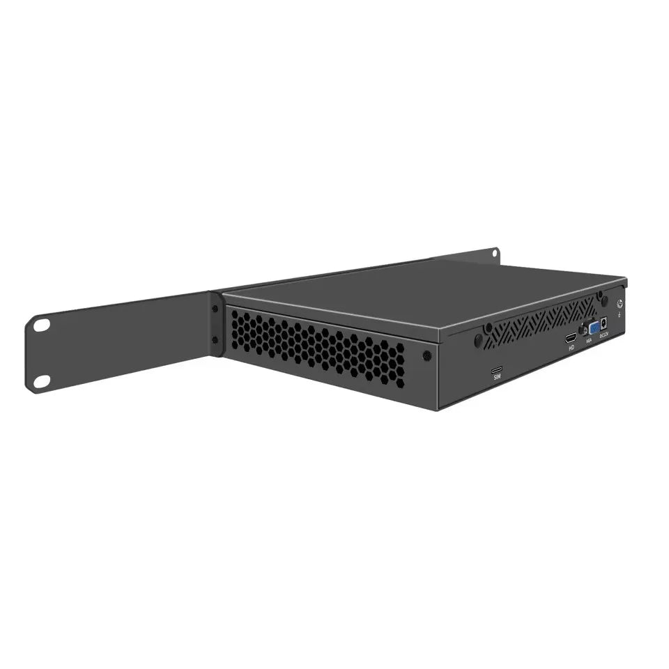 Topton 1U Rack Mini PC 2x10G SFP + 4x i226-V 2.5G Intel i3-N305 N150 DDR5 mSATA Roteador de rede Servidor Aparelho Firewall AES-NI