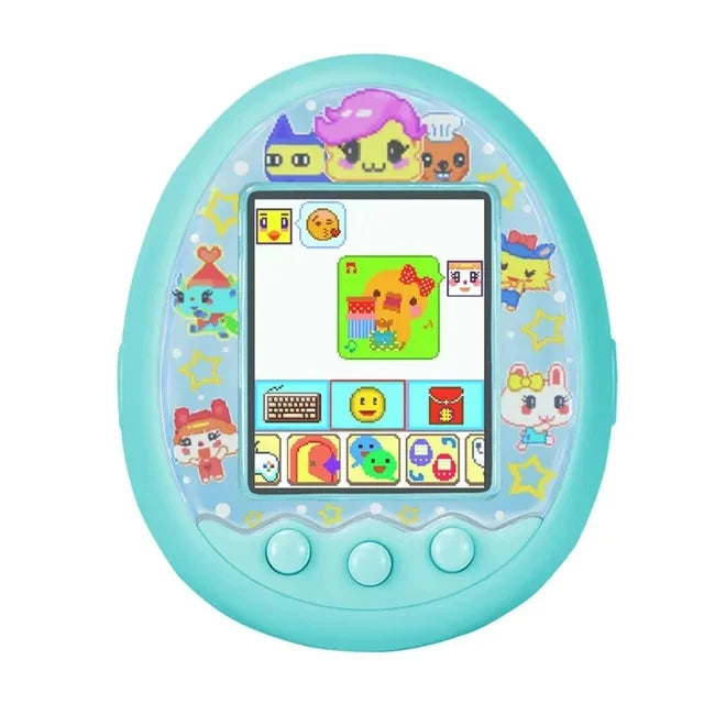 Animal de estimação virtual eletrônico com tela colorida jogo de bolso interativo virtual pet namoro máquina de jogo crianças brinquedos meninas