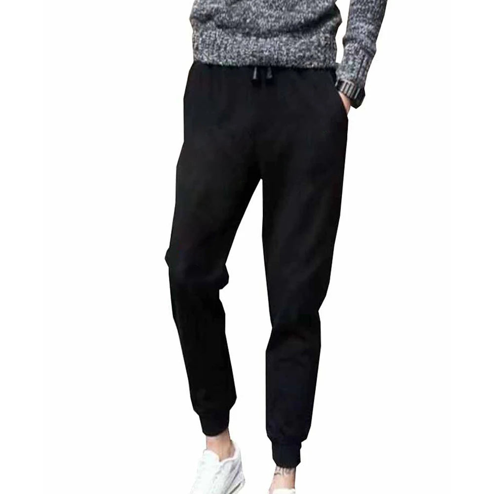 Homem calças outono e inverno novo em roupas masculinas calças casuais esporte jogging treino moletom harajuku streetwear calças