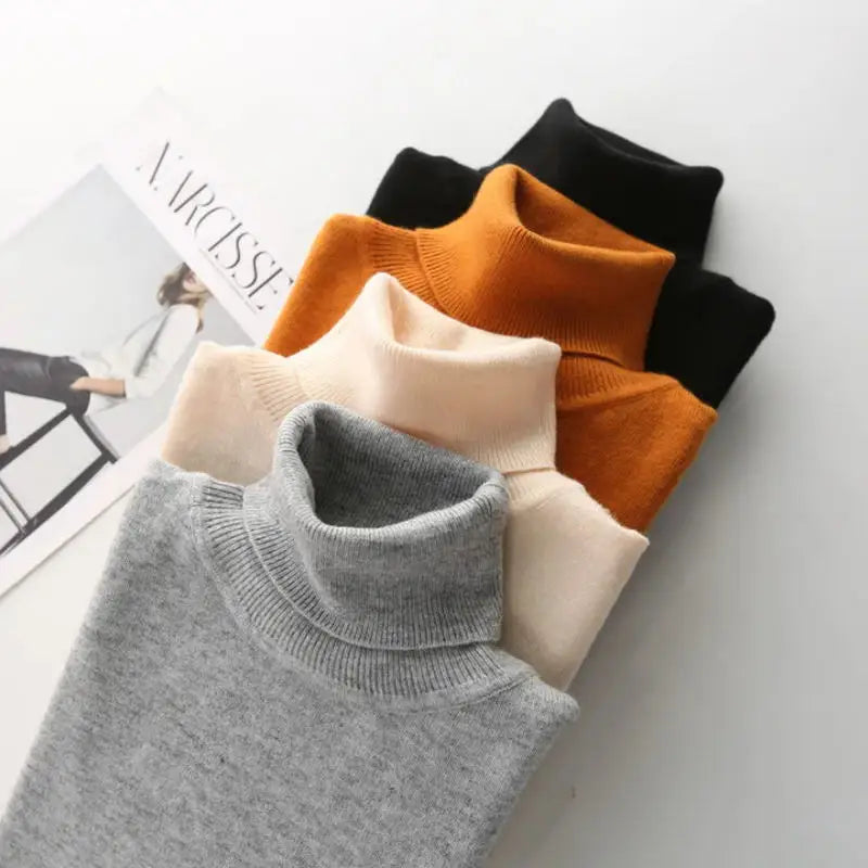 Cashmere mistura de algodão gola alta dos homens jumper 2025 outono inverno wram roupas vetement homme pull homme hiver homem pulôver camisola