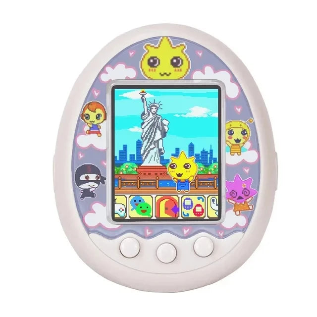 Animal de estimação virtual eletrônico com tela colorida jogo de bolso interativo virtual pet namoro máquina de jogo crianças brinquedos meninas