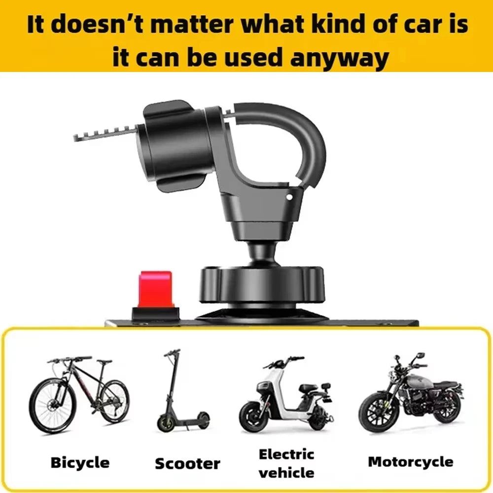 Motocicleta, mountain bike, bicicleta de estrada, estável e ajustável 360 °   suporte universal giratório para celularSoporte para Celular