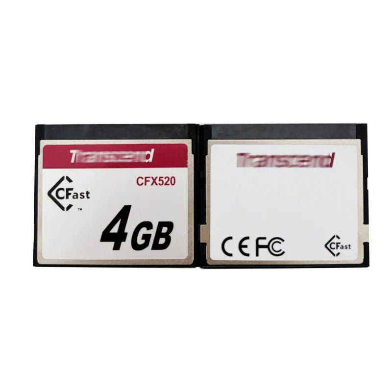 Cartão CFast 4GB Cartão de Memória de Grau Industrial Cartão Flash 24PIN TS4GCFX520 SLC para Câmera de computador de controle industrial