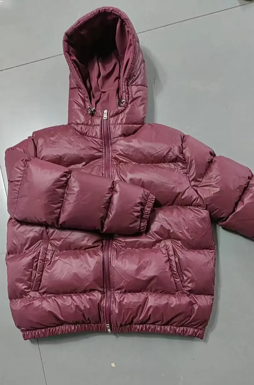 Roupas masculinas acolchoadas de algodão com capuz para outono e inverno, jaquetas acolchoadas casuais, jaquetas de algodão masculinas ao ar livre.