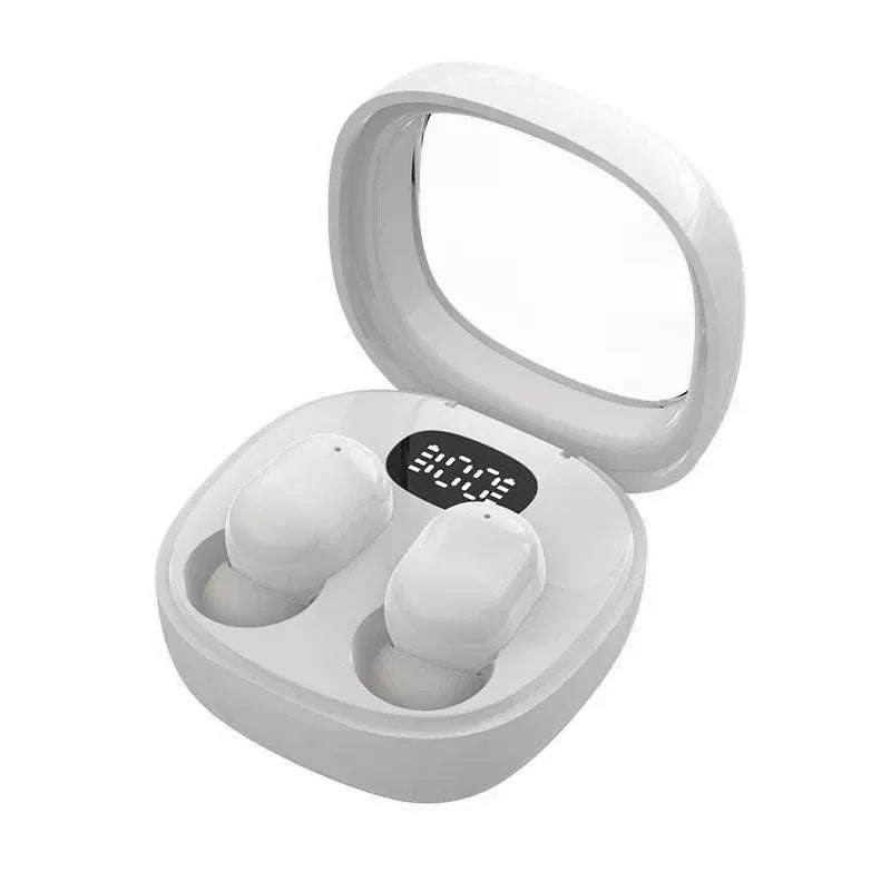 VIKEFON Fones de ouvido Bluetooth 5.3 Mini fones de ouvido TWS sem fio HIFI estéreo com redução de ruído e microfones