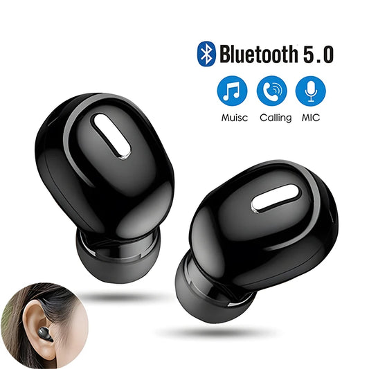 Novos fones de ouvido sem fio bluetooth 5.0 com microfone in-ear esportes à prova dwireless água tws bluetooth handsfree único fone de ouvido