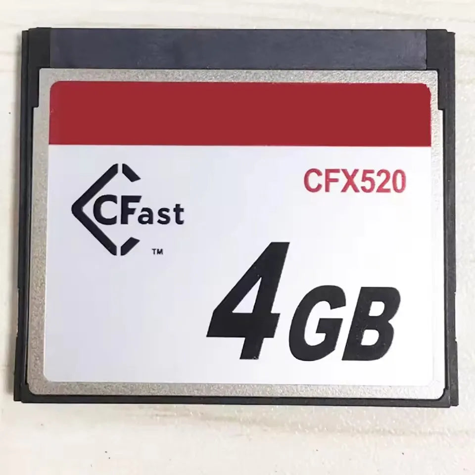Cartão CFast 4GB Cartão de Memória de Grau Industrial Cartão Flash 24PIN TS4GCFX520 SLC para Câmera de computador de controle industrial