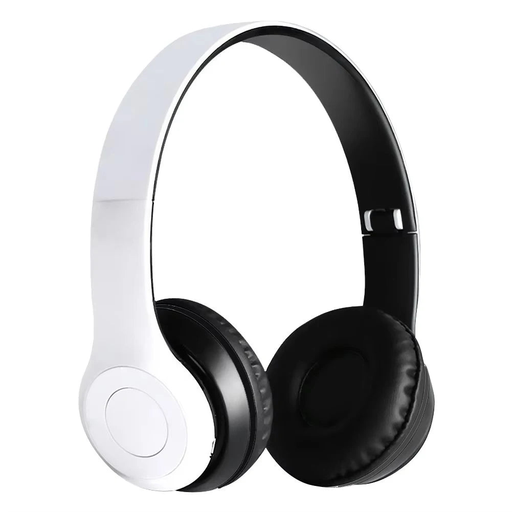 P47 fones de ouvido sem fio bluetooth 5.0 dobrável alta fidelidade estéreo baixo para música jogos criança menina fone para smartphone