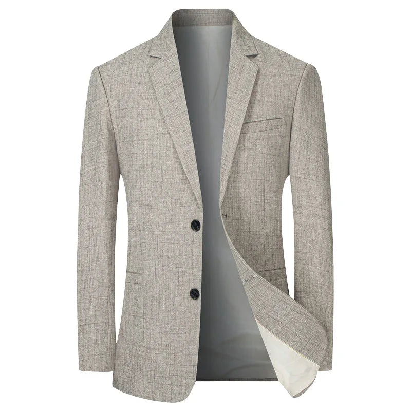 Homem sólido formal wear ternos casacos nova primavera outono homem fino negócios casual blazers jaquetas qualidade masculino blazers roupas masculinas