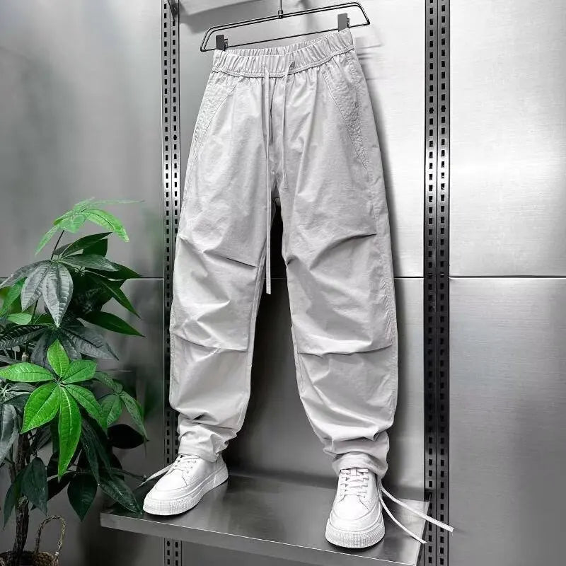 Ginásio jogging calças de verão dos homens homem coreano dongdaemun 2024 calças para roupas masculinas coreano popular roupas esporte corredores correndo