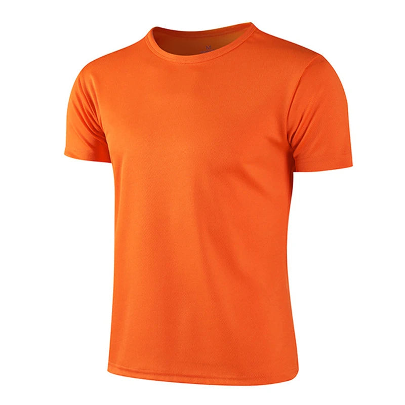 Homens de manga curta topo oversized branco camiseta homem casual camisa sólida secagem rápida ginásio basquete t camisas futebol homem roupas