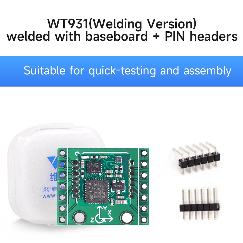 WitMotion WT901 AHRS MPU9250 Acelerômetro de 9 Eixos, Giroscópio Eletrônico de 3 Eixos + Aceleração + Ângulo + Magnetômetro, Saída de Dados TTL