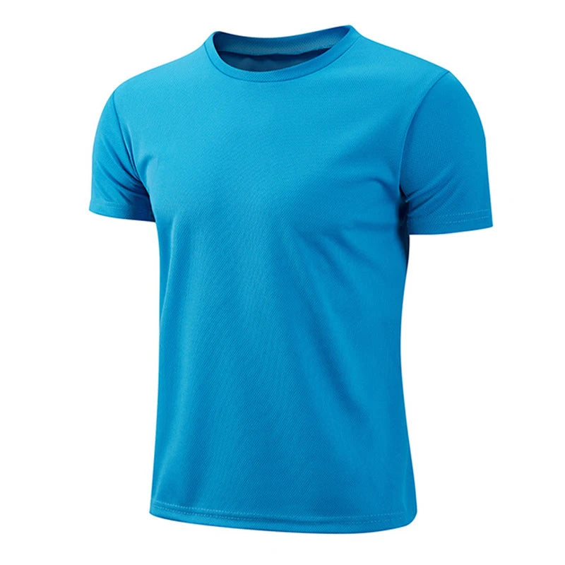 Homens de manga curta topo oversized branco camiseta homem casual camisa sólida secagem rápida ginásio basquete t camisas futebol homem roupas